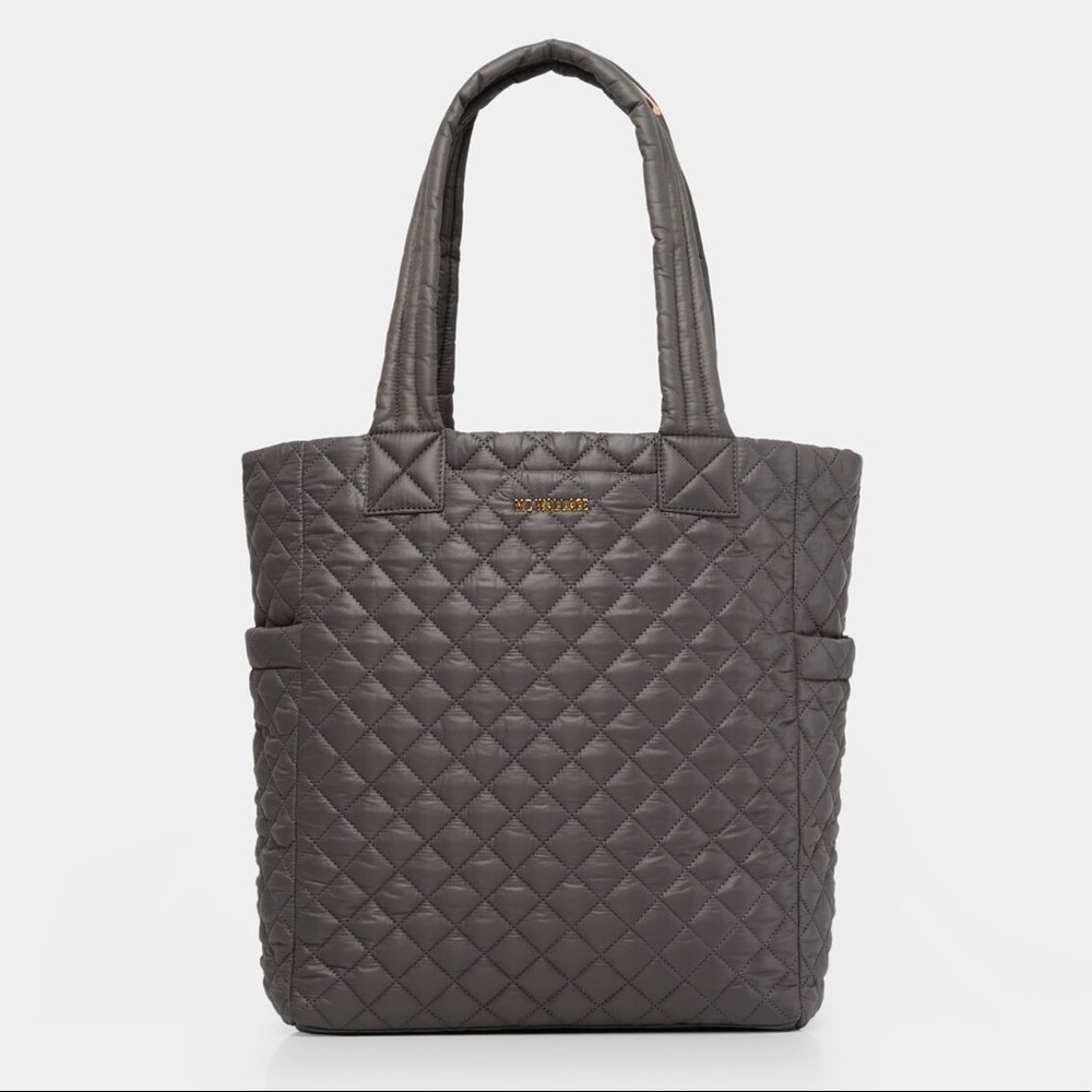MZ Wallace Max tote in magnet grey, large size